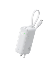 Anker Power Bank (30W, 5k, Fusion, Built-In USB-C Cable)
