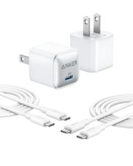 Anker <b>511</b> Charger (Nano Pro) with 6 ft USB-C Cable(2-Pack)