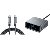 Anker Prime Charger (250W, 6 Ports, GaNPrime) with USB-C to USB-C Cable (240W)