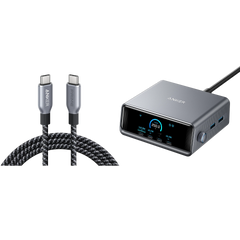 Anker Prime Charger (250W, 6 Ports, GaNPrime) with USB-C to USB-C Cable (240W)