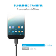 Anker <b>PowerLine</b> USB-C to USB 3.0 (6 ft)