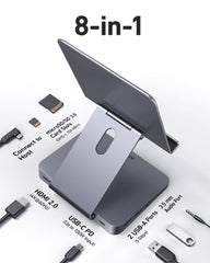 Anker <b>551</b> USB-C Hub (8-in-1, Tablet Stand)