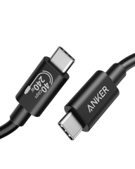 Anker <b>515</b> USB-C to USB-C Cable (Thunderbolt 4 Compatible)(2 packs)