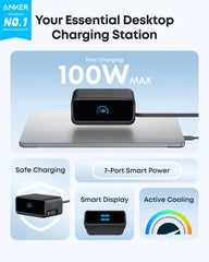 Anker Nano Charging Station (7-in-1, 100W) & Anker Nano Power Bank (10K, 45W, Built-In Retractable USB-C Cable)
