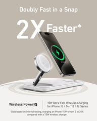Anker MagGo Wireless Charging Station (3-in-1 Pad) and Anker <b>621</b> Magnetic Battery (MagGo)