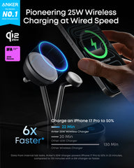 Anker Prime Wireless Charging Station (3-in-1, MagGo, AirCool, Dock Stand)