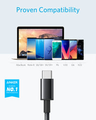 Anker Premium Nylon USB-C to USB-A Cable (2-Pack)