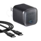 Anker Nano Charger (45W) with USB-C to USB-C Cable