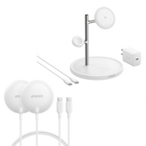 Anker MagGo Wireless Charging Station (3-in-1 Stand) & Anker Zolo Magnetic Wireless Charger (2 Pack)