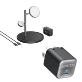 Anker MagGo Wireless Charging Station (3-in-1 Stand) and Anker Nano Charger (30W)