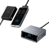 Anker Prime Charger (250W, 6 Ports, GaNPrime) and Charging Station (8-in-1, 240W)