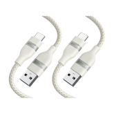 Anker USB-A to USB-C Cable (3 ft, Upcycled-Braided)(2 Pack)