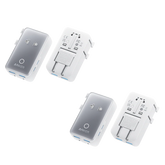 Anker Nano Travel Adapter (5-in-1, 20W, 2-Pack)