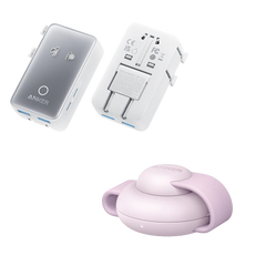 Anker MagGo Wireless Charging Station (3-in-1, Foldable Pad) & Anker Nano Travel Adapter (5-in-1, 20W, 1-Pack)