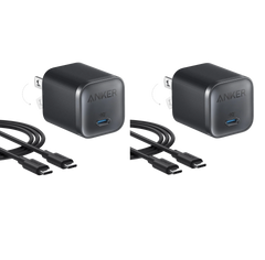 Anker Nano Charger (45W) with USB-C to USB-C Cable 2-Pack