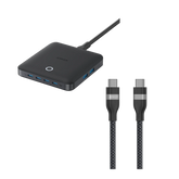 Anker Nano Charger (130W, 6 Ports) with 240W USB-C to USB-C Cable