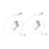 Anker Nano Charger (35W, Built-In Retractable USB-C Cable) 2- Pack