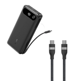 Anker Power Bank (20K, 87W, Built-In USB-C Cable) and Anker USB-C to USB-C Cable 3 ft