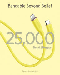 Anker <b>641</b> USB-C to Lightning Cable (Flow, 3ft Silicone)