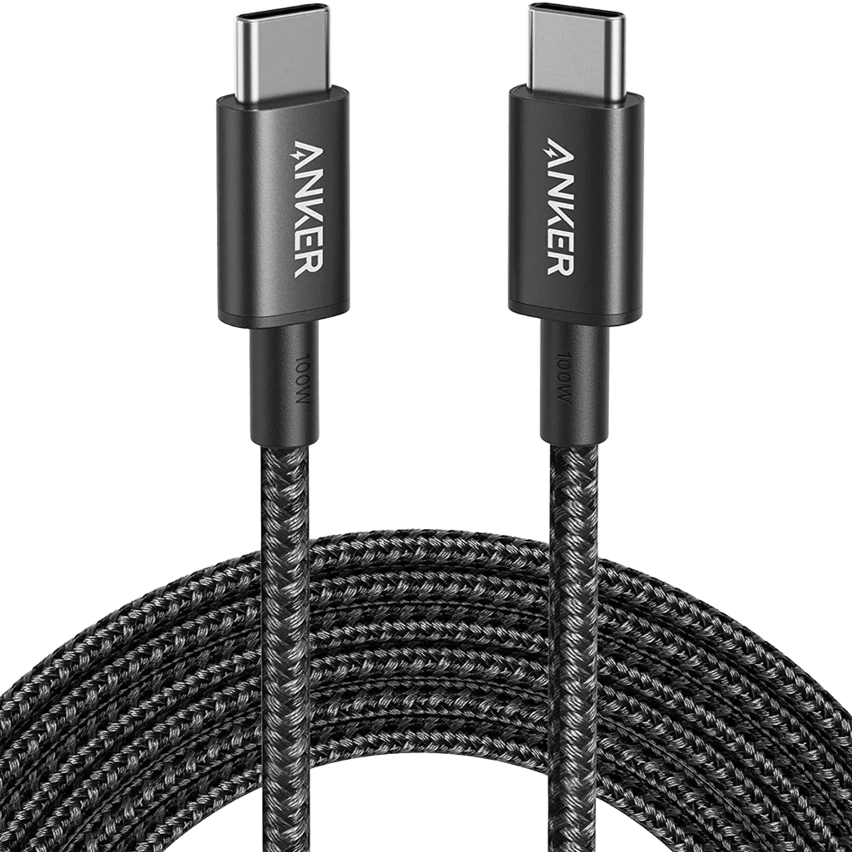 New Nylon USB-C to USB-C 100W Cable (10 ft)