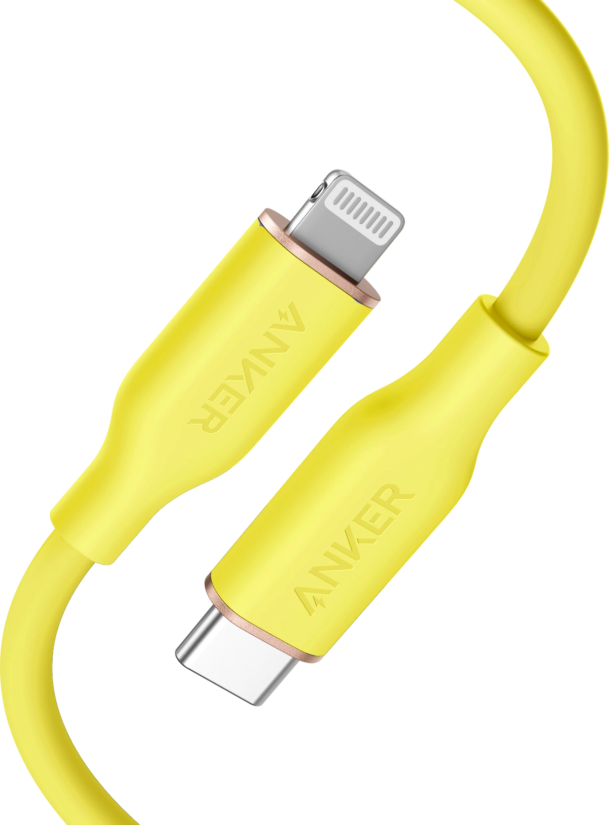 Anker <b>641</b> USB-C to Lightning Cable (Flow, 3ft Silicone)