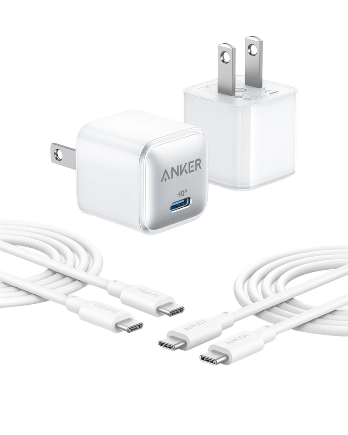 Anker <b>511</b> Charger (Nano Pro) with 6 ft USB-C Cable(2-Pack)