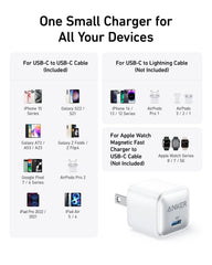 Anker <b>511</b> Charger (Nano Pro) with 6 ft USB-C Cable(2-Pack)