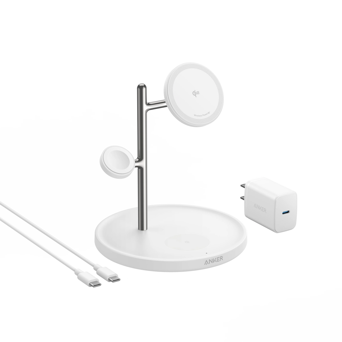 Refurbished Anker MagGo Wireless Charging Station (3-in-1 Stand)