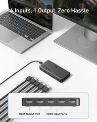 Anker HDMI Switch (4 in 1 Out, 4K HDMI)