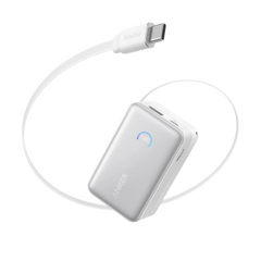Anker Nano Power Bank (10K, 45W, Built-In Retractable USB-C Cable)