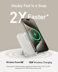 Anker MagGo Power Bank (10K) and Anker MagGo Wireless Charging Station (3-in-1, Foldable Pad)