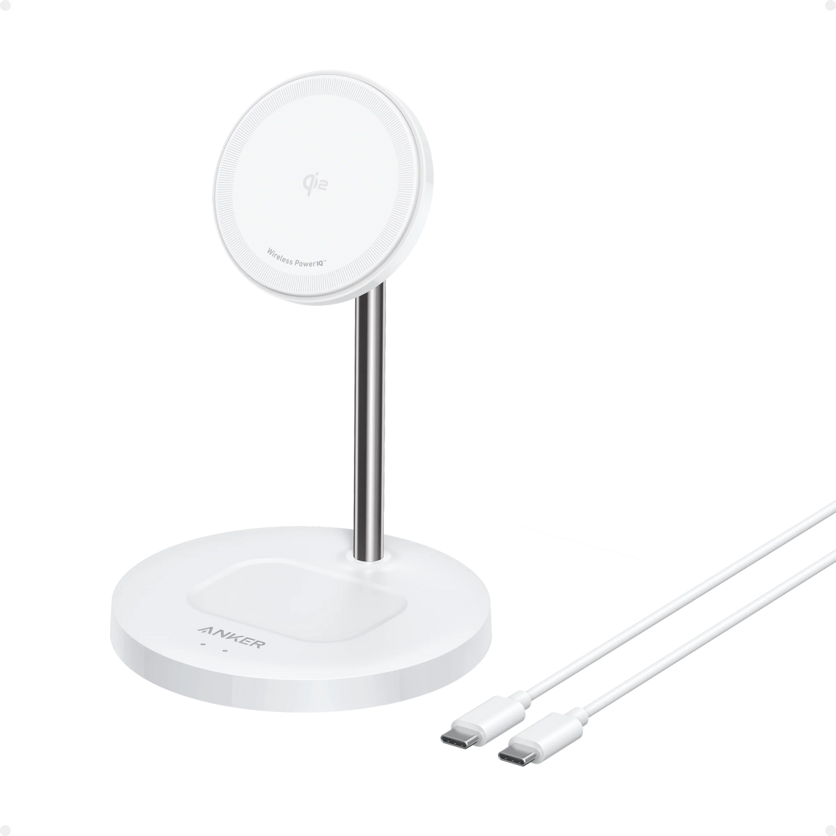 Refurbished Anker MagGo Wireless Charger (2-in-1, Stand)