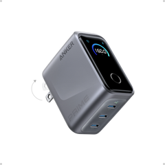 Anker Prime Charger (160W, 3 Ports, Smart Display)