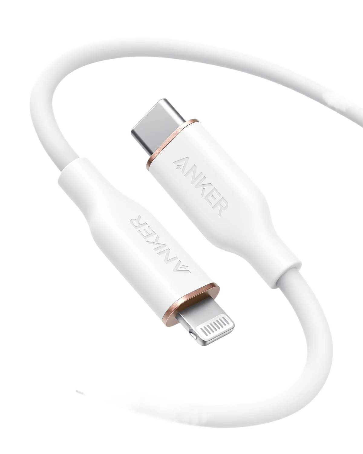 Anker <b>641</b> USB-C to Lightning Cable (Flow, 3ft Silicone)
