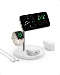 Anker MagGo Wireless Charging Station (3-in-1 Stand) & Anker Zolo Magnetic Wireless Charger (2 Pack)
