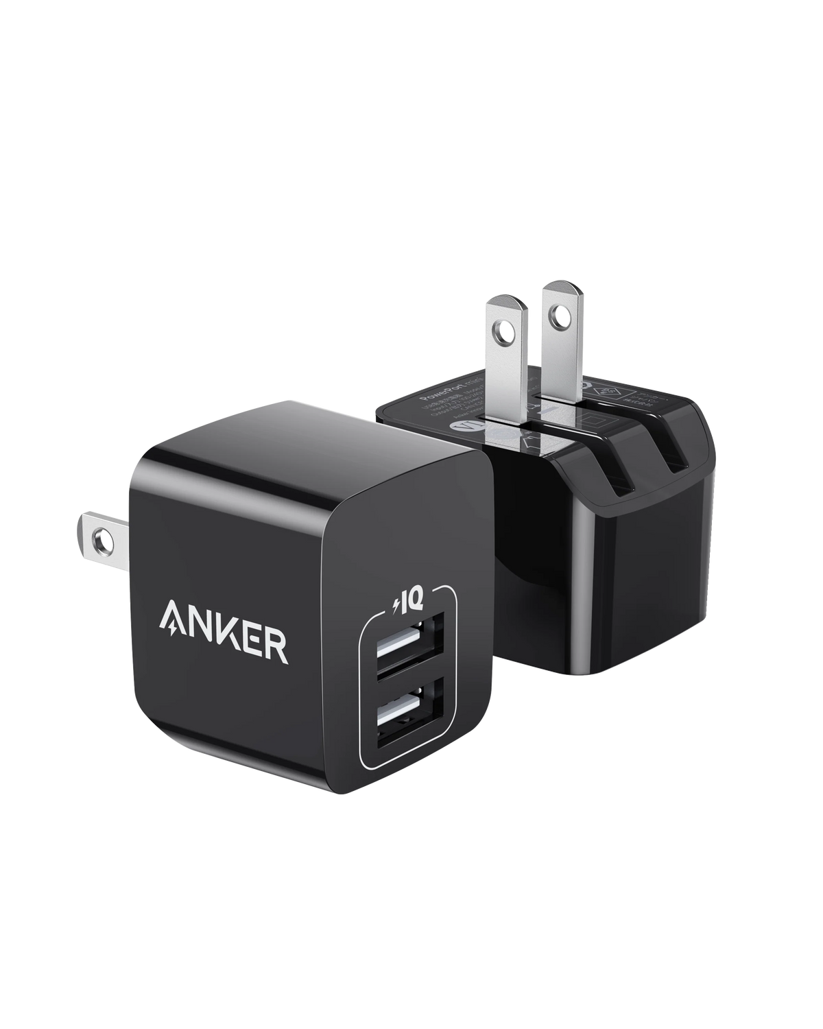 Anker Dual-Port 12W Wall Charger (2-Pack)