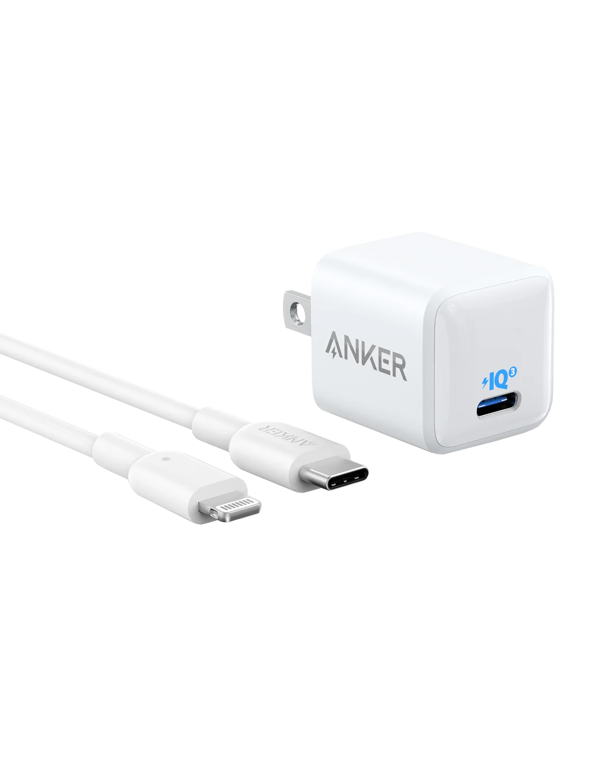 Anker <b>511</b> Charger (Nano) with USB-C to Lightning Cable