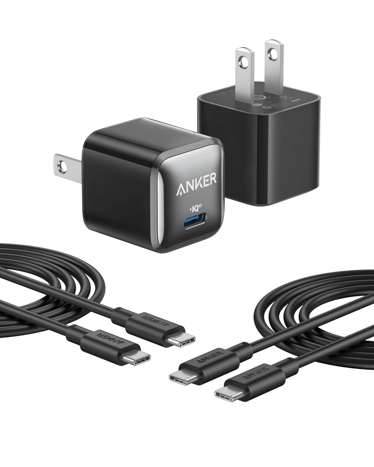 Anker <b>511</b> Charger (Nano Pro) with 6 ft USB-C Cable(2-Pack)