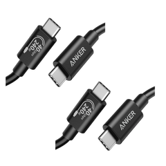 Anker <b>515</b> USB-C to USB-C Cable (Thunderbolt 4 Compatible)（2 packs）