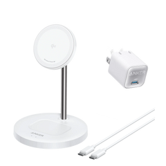 Anker Nano Charger (30W) and Anker MagGo Wireless Charger (2-in-1, Stand)