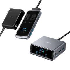 Anker Prime Charger (250W, 6 Ports, GaNPrime) and Charging Station (8-in-1, 240W)