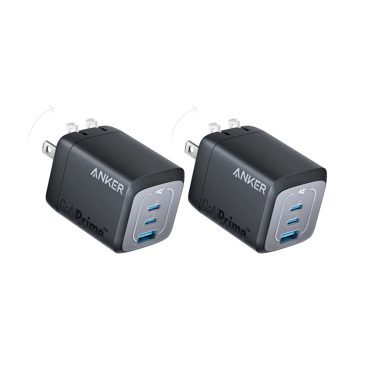 Anker Prime 67W GaN Wall Charger (3 Ports) 2-Pack