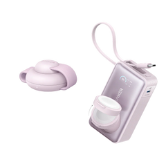 Anker MagGo Wireless Charging Station (3-in-1, Foldable Pad) and MagGo Power Bank (10K, 35W, For Apple Watch)