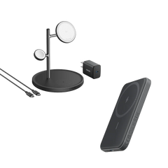 Anker <b>621</b> Magnetic Battery (MagGo) & Anker MagGo Wireless Charging Station (3-in-1 Stand)