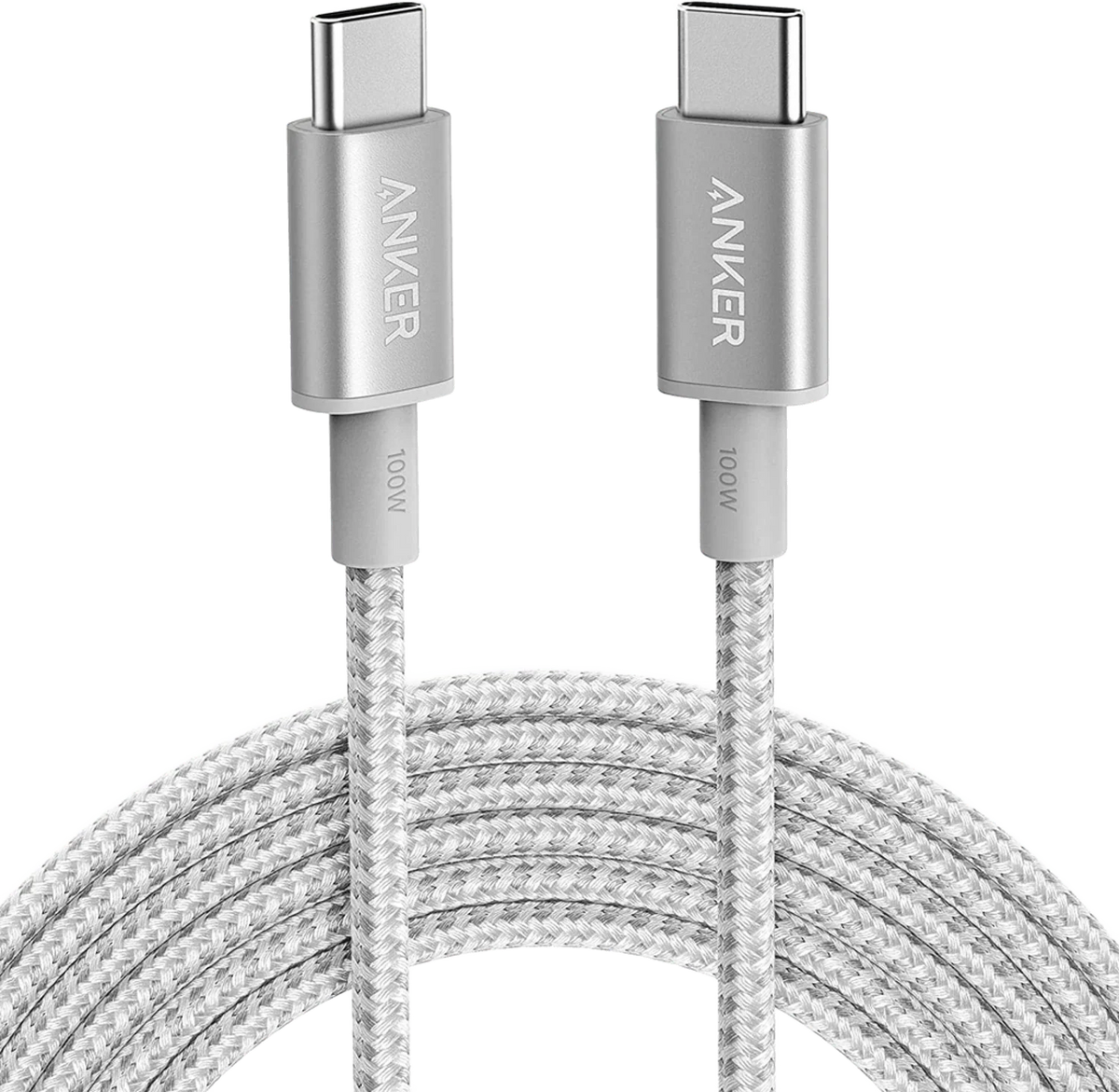 New Nylon USB-C to USB-C 100W Cable (10 ft)
